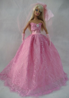 Custom doll wedding dresses