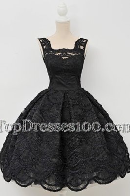 Sleeveless Lace Zipper Party Dress Wholesale