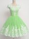 Cap Sleeves Tulle Zipper Wedding Party Dress for Prom and Party and Wedding Party