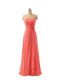 Top Selling Chiffon Sleeveless Floor Length Wedding Guest Dresses and Hand Made Flower